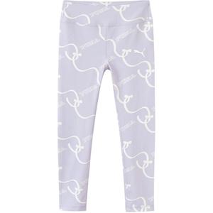 PUMA Леггинсы Sportstyle Collection LEGGINGS для детей 3-7 лет фиолетово-белый тон