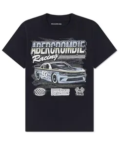 Мальчиковая футболка Fast and Furious Abercrombie Kids, черный