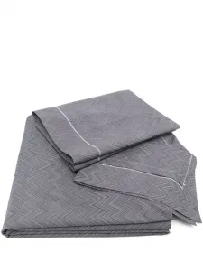 Комплект постельного белья с узором зигзаг Missoni Home, серый