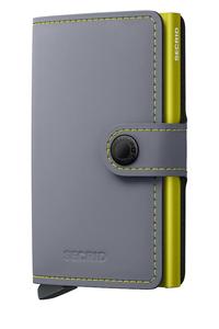 Кошелек из МАТОВОЙ кожи Secrid, серый