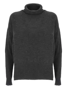 Свитер с высоким воротником Oliver Lattughi, серый