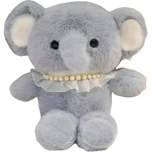 Плюшевая кукла Run With Pearl Necklace Animal Dolls высотой 25 см ROUERXIONG