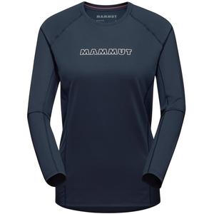 Shirt selun fl longsleeve women logo Mammut, синий