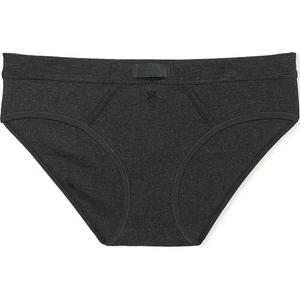 Victoria's Secret Хлопковые трусы-хипхагер с логотипом / Женские трусы Grey 1 упаковка Gray