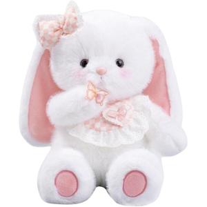 Плюшевая кукла Bear Bunny Kitten Multi Style Good Night Soothing Collection Healing Companion высотой 45 см JTOP, Good Night Collection-Little Bunny