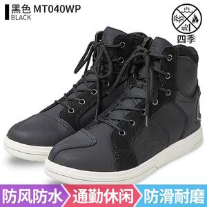 SCOYCO Мотоциклетные ботинки для езды, всесезонные, ветро- и водонепроницаемые, мужские, MT040WP Black [Waterproof Version], размер 43