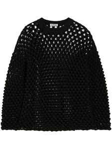 Jil Sander свитер рыхлой вязки, черный