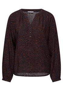 Блузка Street One Studio Blouse, темно-синий