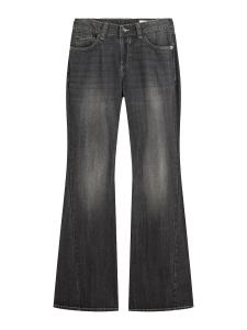 Расклешенные джинсы Bershka, Grey denim