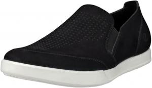 Мужские повседневные кроссовки ECCO без шнурков, черный