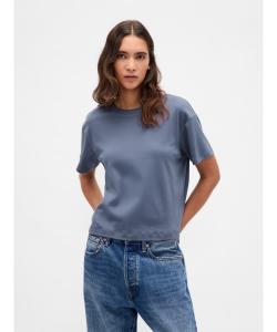 (W) Хлопковая футболка свободного кроя Supima(R)