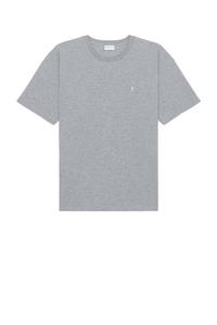 Футболка большого бордового цвета Saint Laurent, желтый/синий