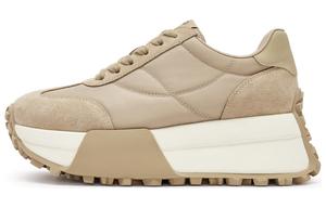 Женские повседневные низкие кроссовки Staccato устойчивые к истиранию для дикой природы, цвет песчаные дюны коричневый