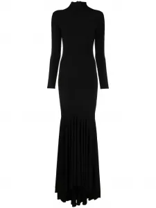 Расклешенное платье с длинными рукавами Atu Body Couture, черный