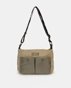 Сумка через плечо из нейлона Pepe Moll, военный зеленый