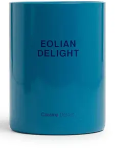 Свеча eolian delight среднего размера, 10х8 см, Cassina, синий
