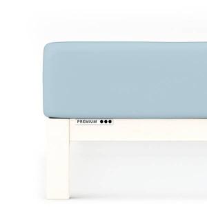 Простыня премиум класса Schlafgut, синий