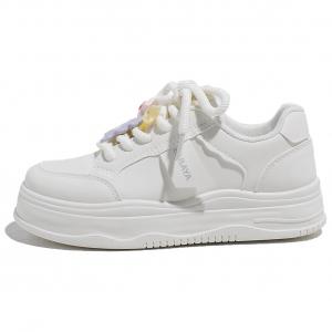 Женские противоскользящие износостойкие низкие кеды для скейтбординга Babaya, бежевый