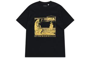 Футболка унисекс X Aries Collaboration Collection Pitch Black FILA FUSION
