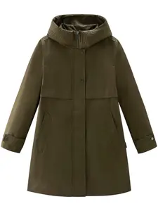 Парка с капюшоном WOOLRICH, зеленый