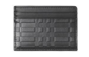 Кожаный кардхолдер мужской черный Burberry