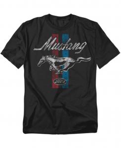 Мужская футболка в полоску Mustang, Black