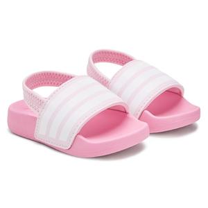 Детские сандалии adilette estrap для малышей Adidas, pink/white