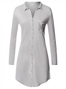 Ночная рубашка Grand Central в цвете Silver Vapor Hanro