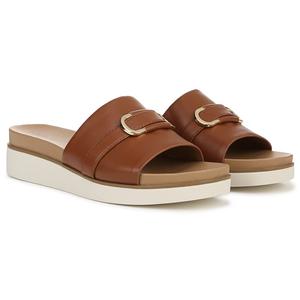 Женские плоские сандалии Genevieve Lifestride, tan faux leather