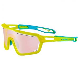 Солнцезащитные очки S'Track Vision, полупрозрачные, неоново-желтые, синие, зона варио, розовые, кат. 1-3, серебристые Cebe