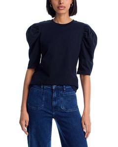 Футболка с драпировкой FRAME, синий