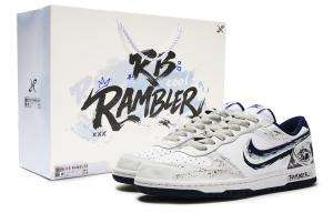 Nike Большие устойчивые к истиранию дышащие низкие кроссовки для скейтбординга Unisex серый белый