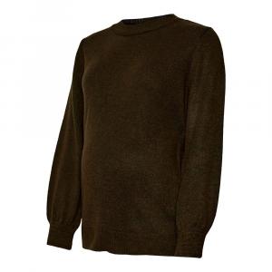 Свитер Mamalicious New Anne Maternity, коричневый