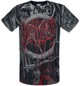 Футболка Slayer Black Eagle Allover, цвет allover