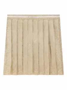 Плиссированная мини-юбка MIU MIU