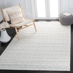 Ковер ручной работы из шерсти SAFAVIEH, 183 x 275 см, Elements Collection Ivory/Grey ELM301A для гостиной, столовой, спальни