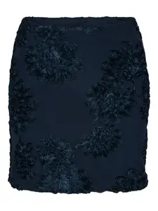Сетчатая мини-юбка ROTATE BIRGER CHRISTENSEN, синий