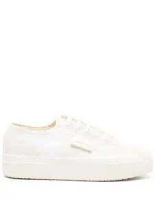 Кроссовки 2730-COTU на шнуровке Superga, белый