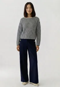 Джемпер Oui, Dark Blue/White