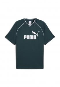 Футболка Puma ESS COLLARED, Green Terrain/Green