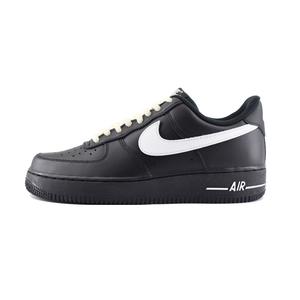 Nike Кроссовки Air Force 1 Cool Black с антискользящим покрытием, износостойкие, низкие, для скейтбординга, унисекс, черные