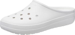 Классические низкие сабо Crocs унисекс для взрослых. Обувь без шнурков, белый