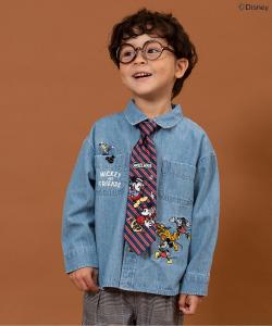 Джинсовая футболка с изображением персонажа Диснея "Микки Маус"