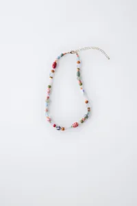 Ожерелье из фигурных бусин Zara, мультиколор