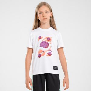 Детская баскетбольная футболка/джерси TS500 Fast - белая Tarmak