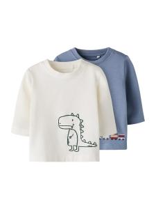 Рубашка NAME IT NBMVobbi, светло-голубой/белый