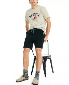 Вязаные пижамные шорты Nautica, черный