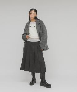 Двухцветная многослойная вязаная майка Kbf, цвет White