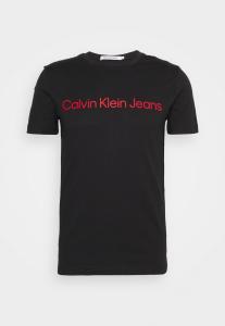 Футболка Calvin Klein Jeans с логотипом бренда на груди, черный