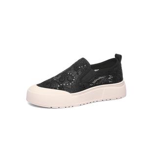 Кроссовки для образа жизни Женские низкие Golden Silk Rabbit, черный